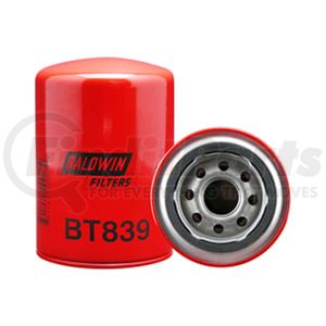 Baldwin BT839 Hydraulic Filter Low Pressure Hydraulic Spin-on Filters - 1-12, Integral Gasket: G401
