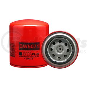 BW5071 by BALDWIN - Engine Coolant Filter - used for Cummins Engines