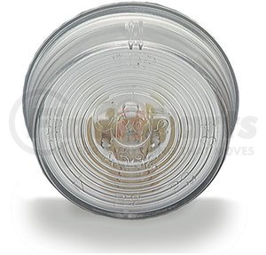 45821-5 by GROTE - License Plate Light - 2 in. dia. Round, Clear Lens, SeaLED, Twist-On Mount