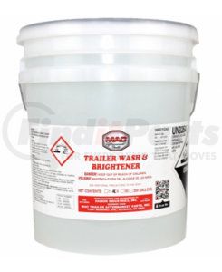 28400305 by MAC TRAILER MFG - MAC TRAILER WASH & BRIGHTENER 5 GALLON BUCKET RED LABEL