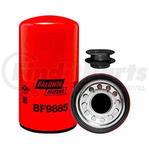 BF9885 by BALDWIN - Fuel Filter - used for Kenworth, Peterbilt Trucks with Cummins ISX11.9, QSX11.9 Engines