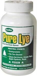30-500* by COMSTAR INTERNATIONAL INC - Pure Lye® Bead Size Drain Opener - Industrial Strength, Odorless, 1 lb.