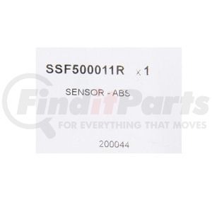 SSF 500011 by EUROSPARE - ABS Wheel Speed Sensor for LAND ROVER