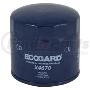 X4670 by ECOGARD - OIL FILTER - SPIN ON