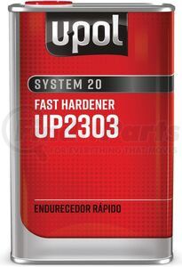 UP2303 by U-POL PRODUCTS - System 20 Fast Hardener - S2030/M, Clear, 1 Liter Tin
