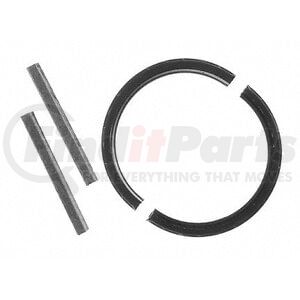 JV707P by VICTOR - Engine Main Bearing Gasket Set, Rear Main Seal, 2-Piece, Rubber