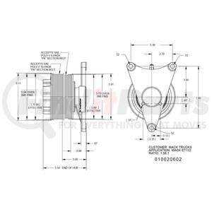 010020602X by KIT MASTERS - Kysor-Style Hub - Remanufactured