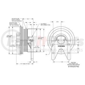 010020742X by KIT MASTERS - Kysor-Style Hub - Remanufactured