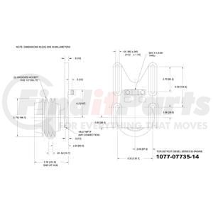 1077-07735-14X by KIT MASTERS - Kysor-Style Hub - Remanufactured