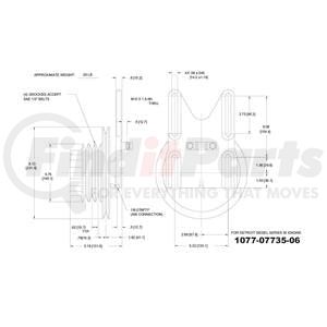 1077-07735-06X by KIT MASTERS - Kysor-Style Hub - Remanufactured