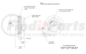 1077-07738-07X by KIT MASTERS - Kysor-Style Hub - Remanufactured