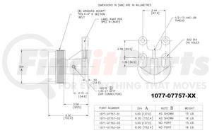 1077-07757-01X by KIT MASTERS - Kysor-Style Hub - Remanufactured