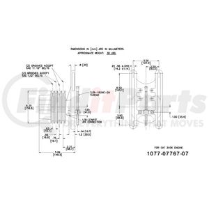 1077-07767-07X by KIT MASTERS - Remanufactured Kysor-style hubs by Kit Masters are premium replacements for worn or damaged hubs (pulley & bracket). Also requires replacement/repair of appropriate fan clutch.