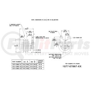 1077-07867-01X by KIT MASTERS - Kysor-Style Hub - Remanufactured