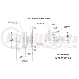 1077-07867-08X by KIT MASTERS - Kysor-Style Hub - Remanufactured