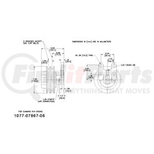 1077-07867-06X by KIT MASTERS - Kysor-Style Hub - Remanufactured