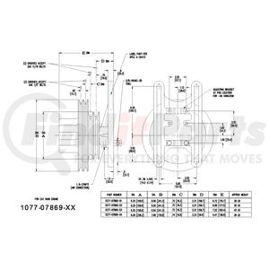 1077-07869-02X by KIT MASTERS - Kysor-Style Hub - Remanufactured