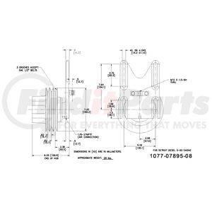 1077-07895-08X by KIT MASTERS - Kysor-Style Hub - Remanufactured