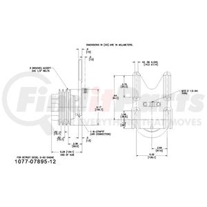 1077-07895-12X by KIT MASTERS - Kysor-Style Hub - Remanufactured