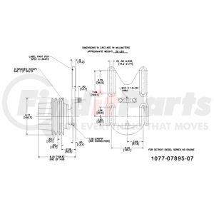 1077-07895-07X by KIT MASTERS - Kysor-Style Hub - Remanufactured