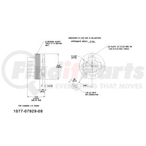 1077-07929-08X by KIT MASTERS - Kysor-Style Hub - Remanufactured