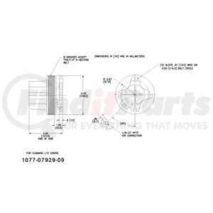 1077-07929-09X by KIT MASTERS - Kysor-Style Hub - Remanufactured