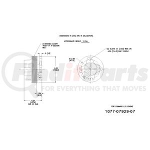 1077-07929-07X by KIT MASTERS - Kysor-Style Hub - Remanufactured