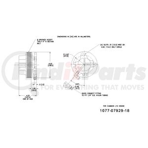 1077-07929-18X by KIT MASTERS - Kysor-Style Hub - Remanufactured