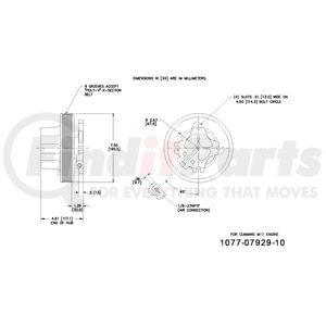 1077-07929-10X by KIT MASTERS - Kysor-Style Hub - Remanufactured