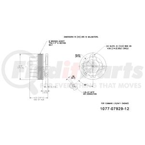 1077-07929-12X by KIT MASTERS - Kysor-Style Hub - Remanufactured