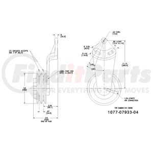 1077-07933-04X by KIT MASTERS - Kysor-Style Hub - Remanufactured