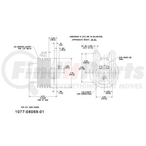 1077-08069-01X by KIT MASTERS - Kysor-Style Hub - Remanufactured