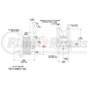 1077-08071-04X by KIT MASTERS - Kysor-Style Hub - Remanufactured