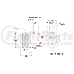 1077-08071-01X by KIT MASTERS - Kysor-Style Hub - Remanufactured