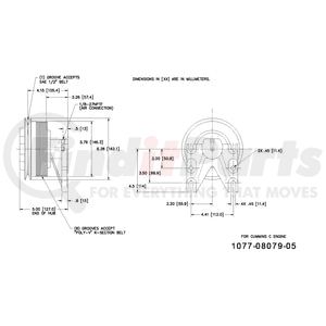 1077-08079-05X by KIT MASTERS - Kysor-Style Hub - Remanufactured