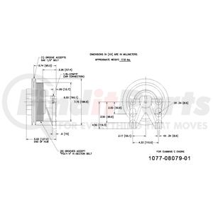 1077-08079-01X by KIT MASTERS - Kysor-Style Hub - Remanufactured