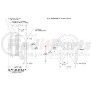 1077-08079-07X by KIT MASTERS - Kysor-Style Hub - Remanufactured