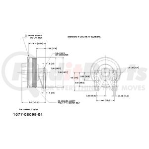 1077-08099-04X by KIT MASTERS - Kysor-Style Hub - Remanufactured