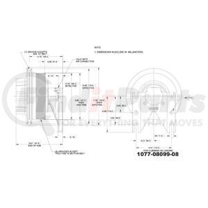 1077-08099-08X by KIT MASTERS - Kysor-Style Hub - Remanufactured