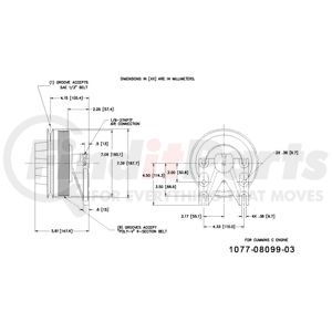 1077-08099-03X by KIT MASTERS - Kysor-Style Hub - Remanufactured