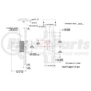 1077-08117-01X by KIT MASTERS - Kysor-Style Hub - Remanufactured