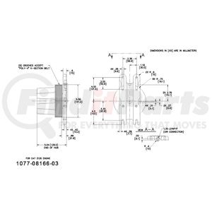 1077-08166-03X by KIT MASTERS - Kysor-Style Hub - Remanufactured