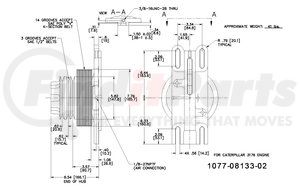 1077-08133-02X by KIT MASTERS - Kysor-Style Hub - Remanufactured