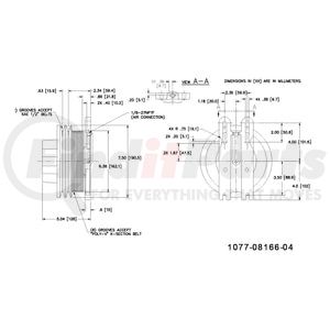 1077-08166-04X by KIT MASTERS - Kysor-Style Hub - Remanufactured