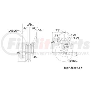 1077-08225-02X by KIT MASTERS - Kysor-Style Hub - Remanufactured