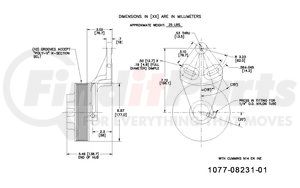 1077-08231-01X by KIT MASTERS - Kysor-Style Hub - Remanufactured