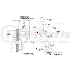 1077-08234-02X by KIT MASTERS - Kysor-Style Hub - Remanufactured