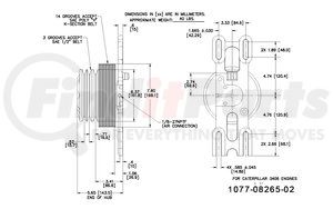 1077-08265-02X by KIT MASTERS - Kysor-Style Hub - Remanufactured