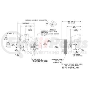 1077-09012-01X by KIT MASTERS - Remanufactured Kysor-style hubs by Kit Masters are premium replacements for worn or damaged hubs (pulley & bracket). Also requires replacement/repair of appropriate fan clutch.