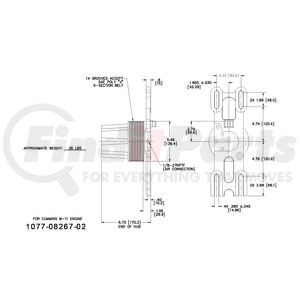 1077-08267-02X by KIT MASTERS - Kysor-Style Hub - Remanufactured